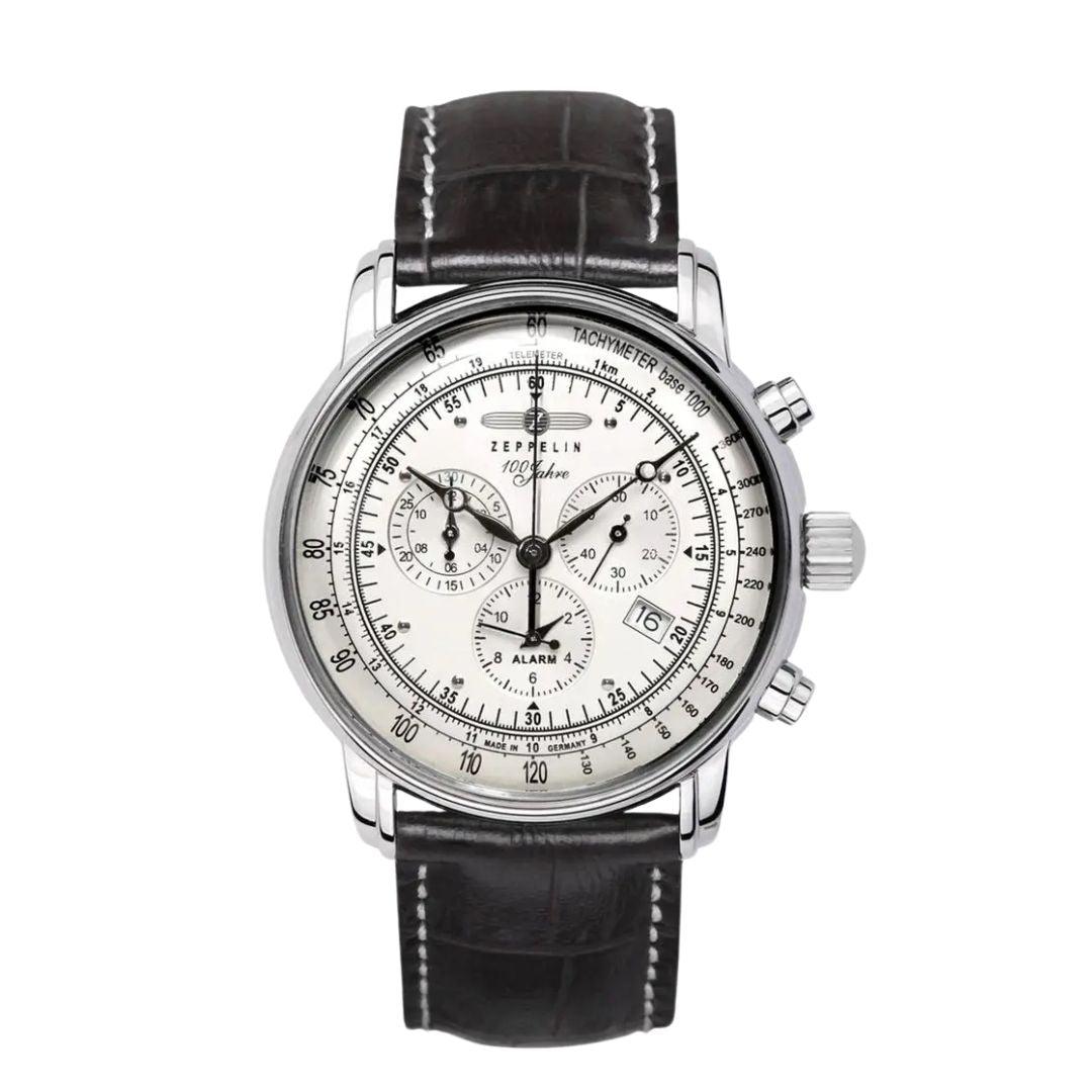 Relógio Masculino Automático Zeppelin 100 Anos Preto – Cronógrafo